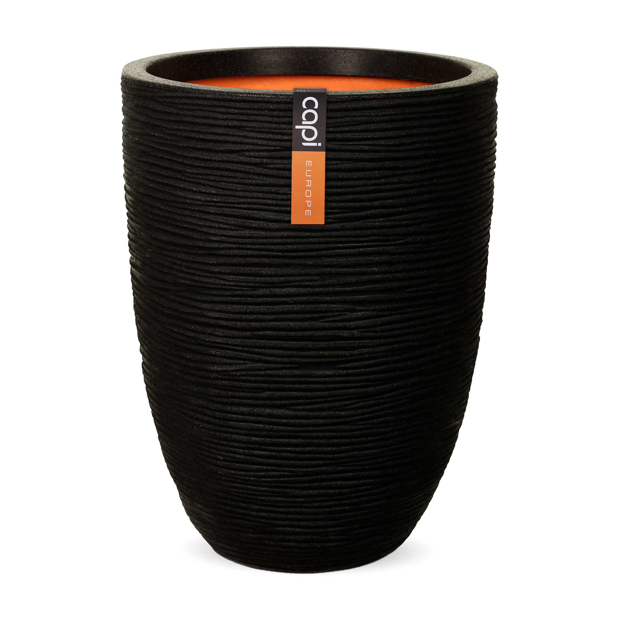 Vaas Elegant Laag Rib NL Zwart