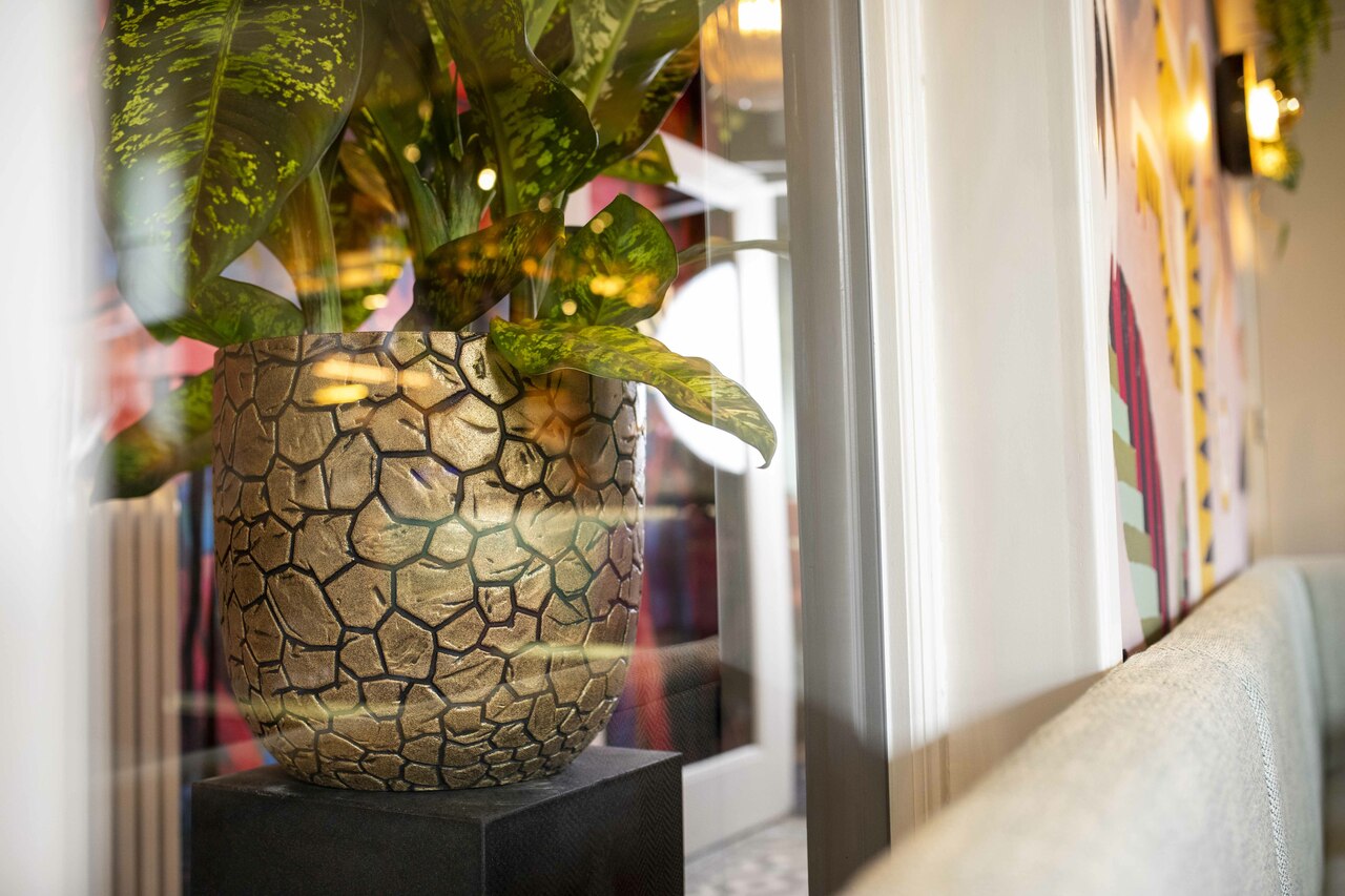 Pot Bol Clay NL Goud Zwart Pot Bol Clay NL Goud Zwart