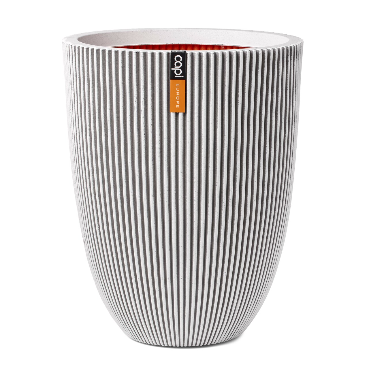 Vaas Elegant Laag Groove NL Ivoor