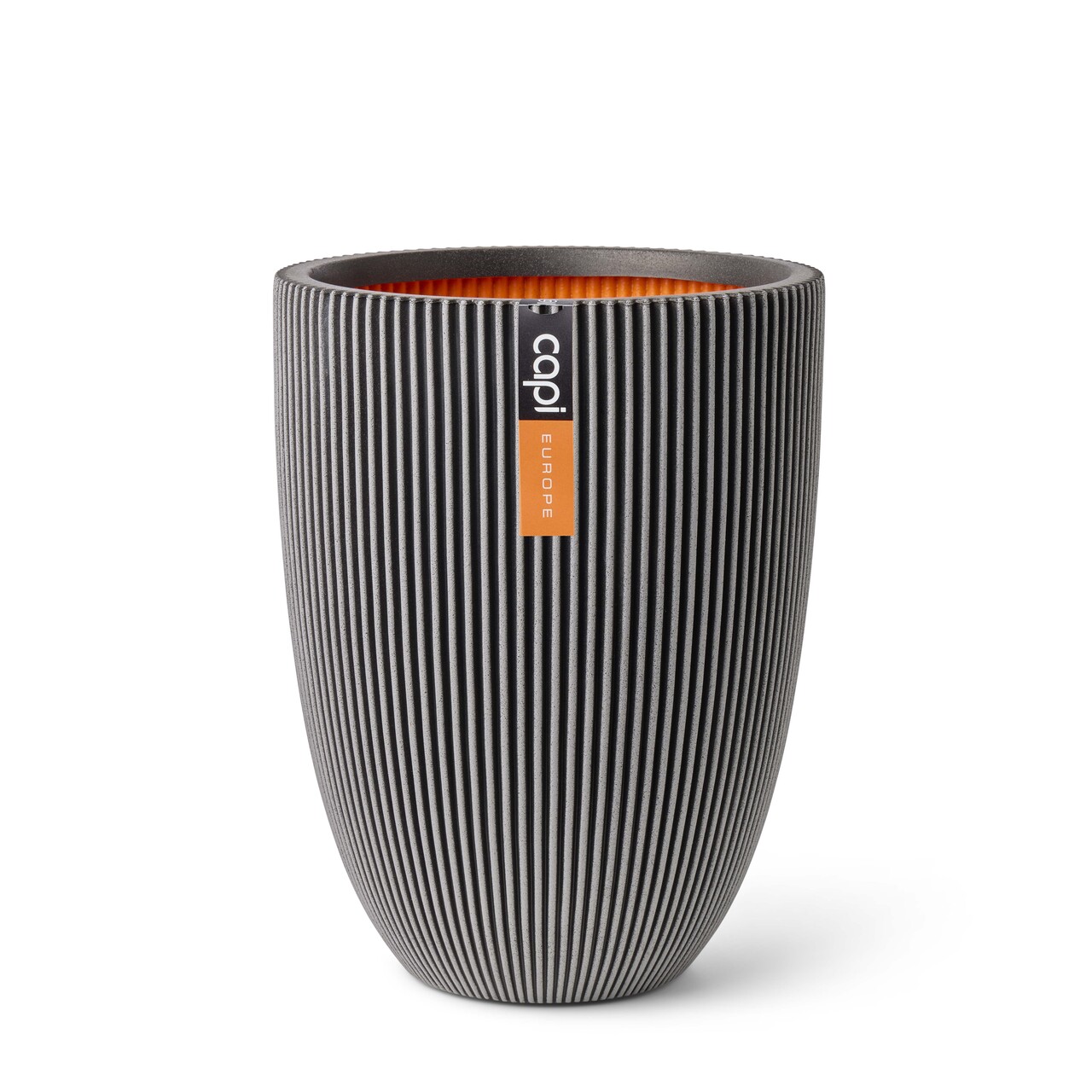 Vaas Elegant Laag Groove NL Antraciet