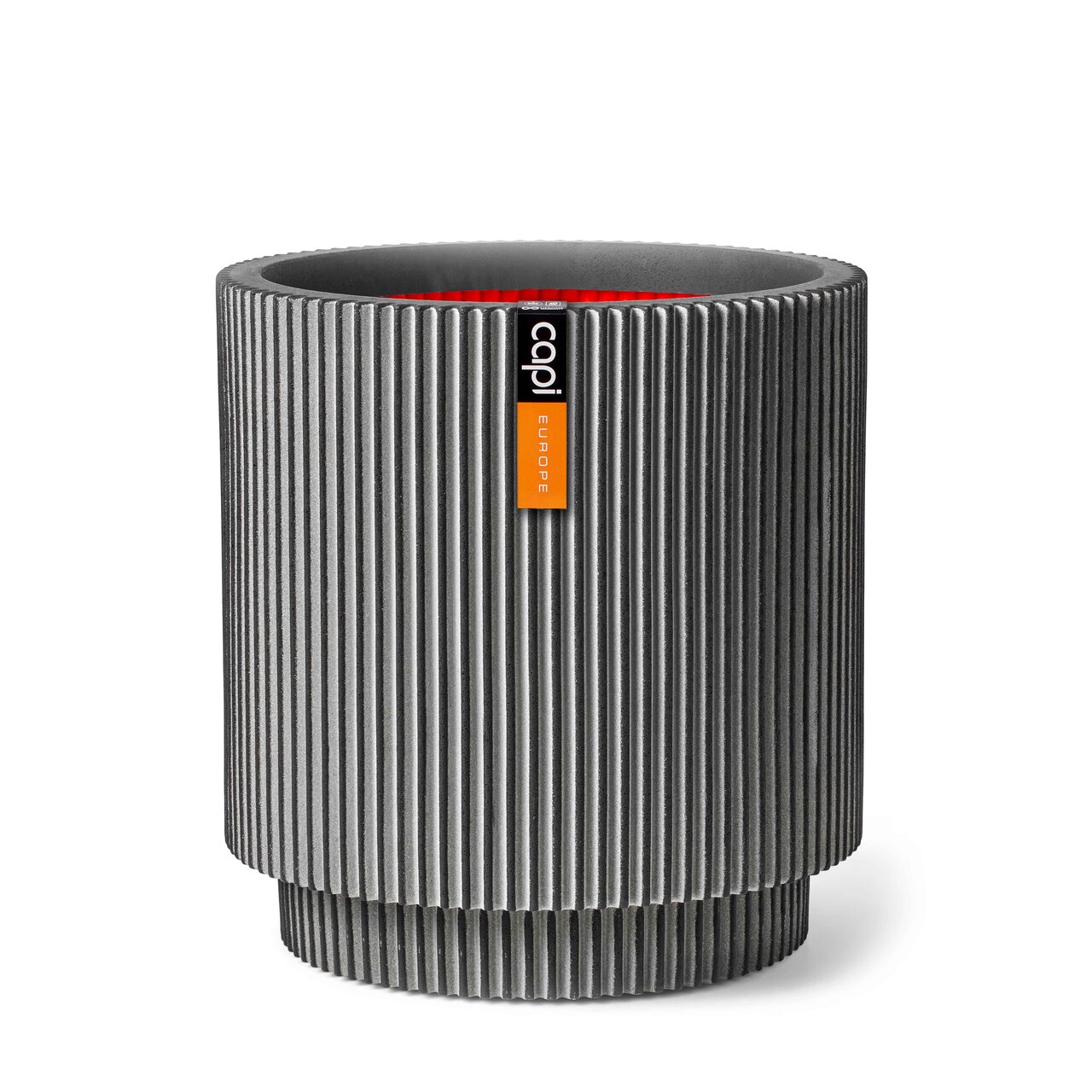 Vaas Cilinder Groove NL Antraciet