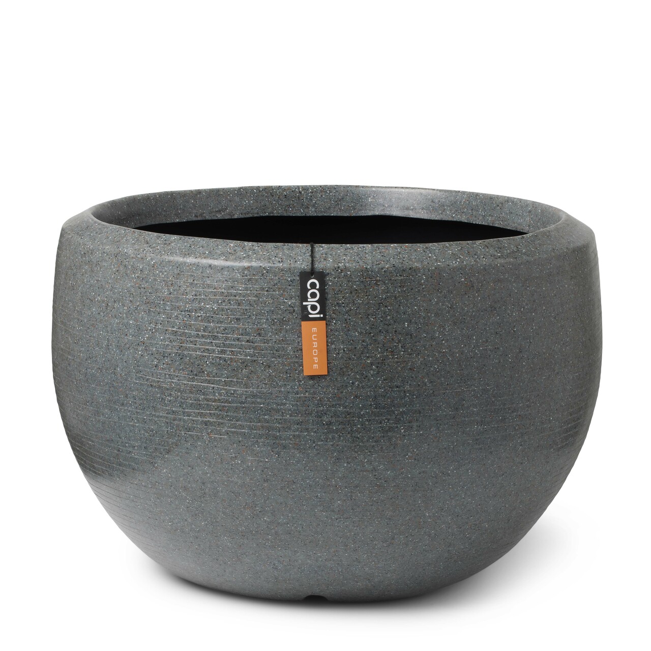 Vaas Bol Arc Granite Antraciet