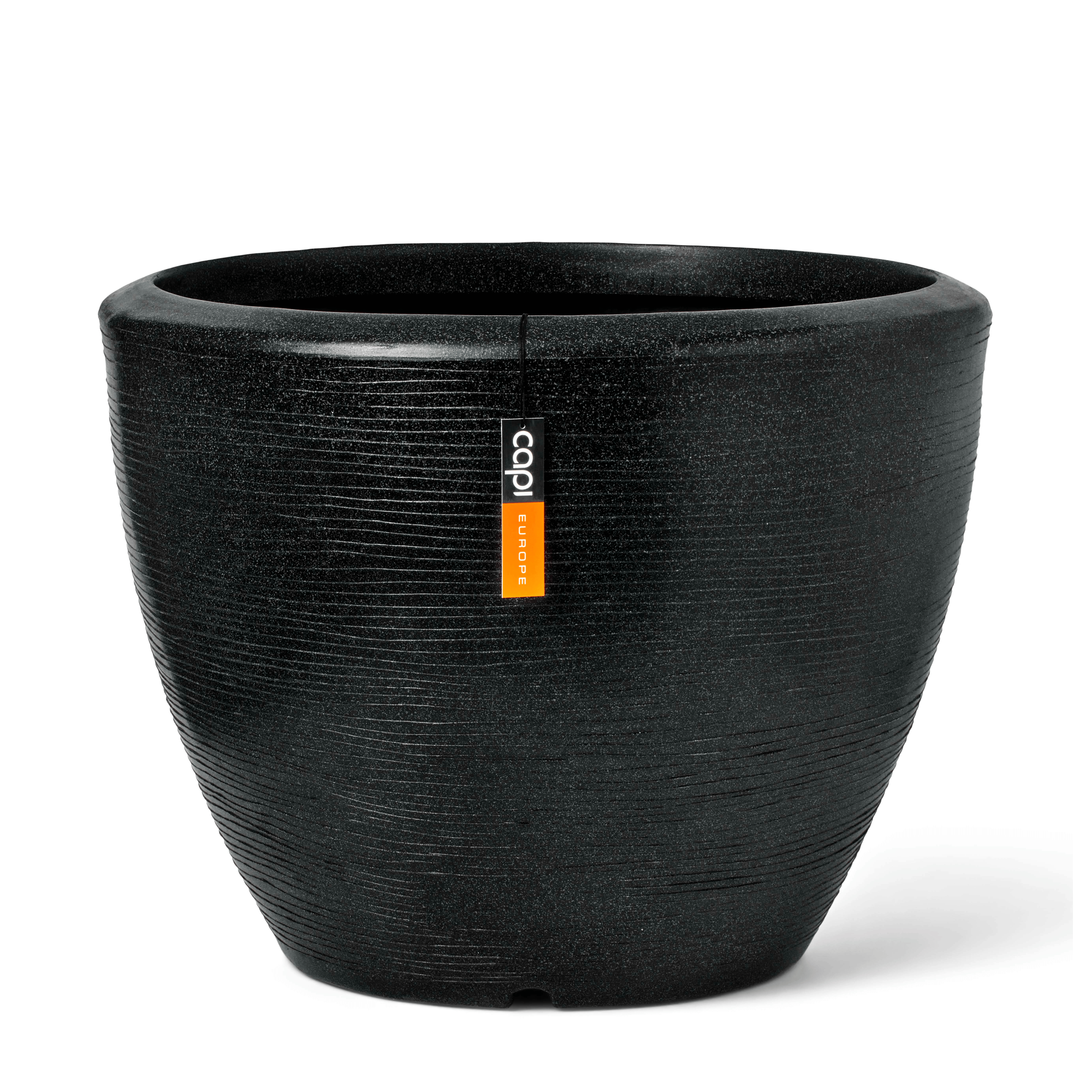 Pot Bol Arc Granite Zwart