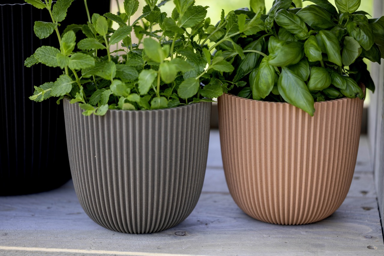 Pot Bol Groove Warm Taupe Pot Bol Groove Warm Taupe