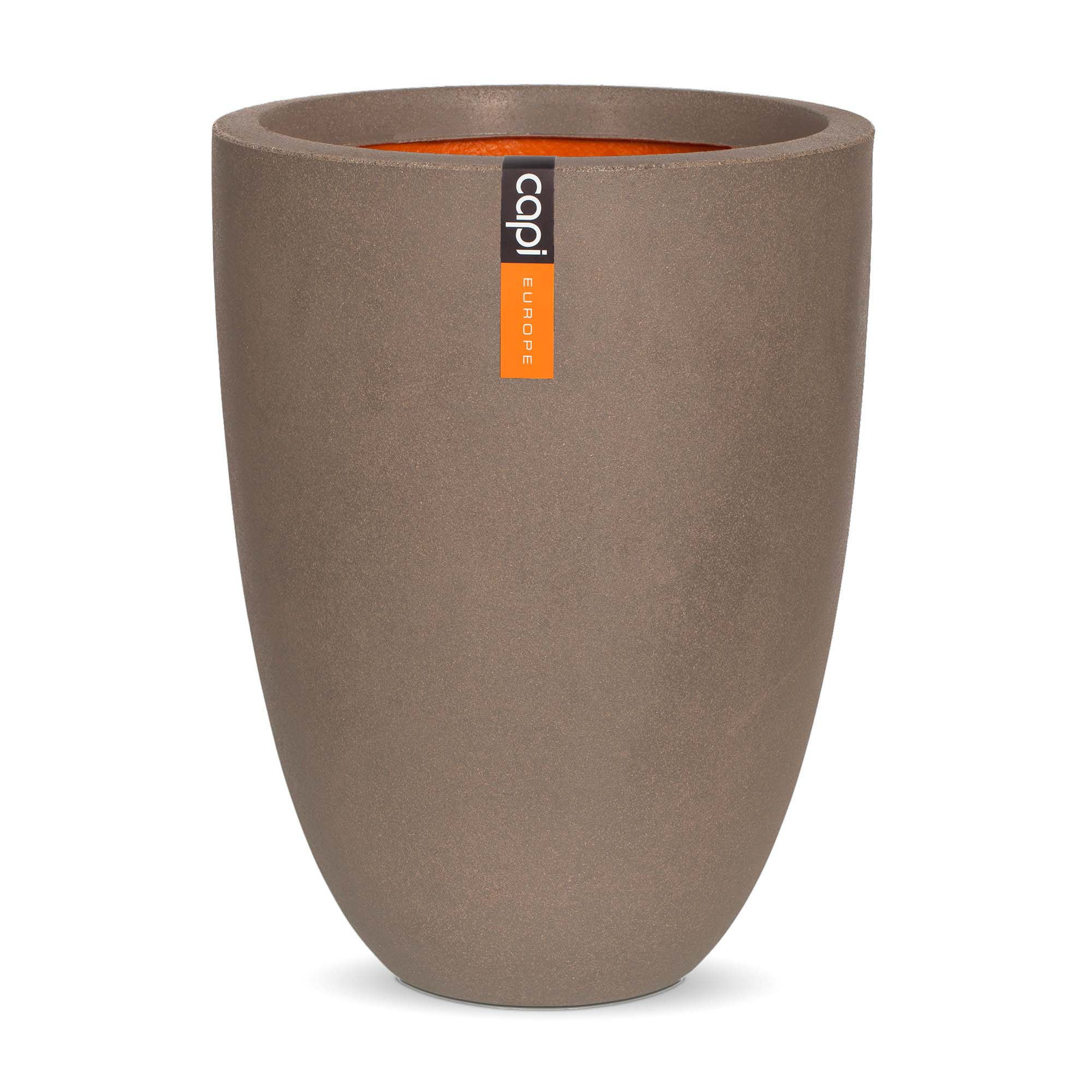 Vaas elegant laag Smooth NL warm taupe