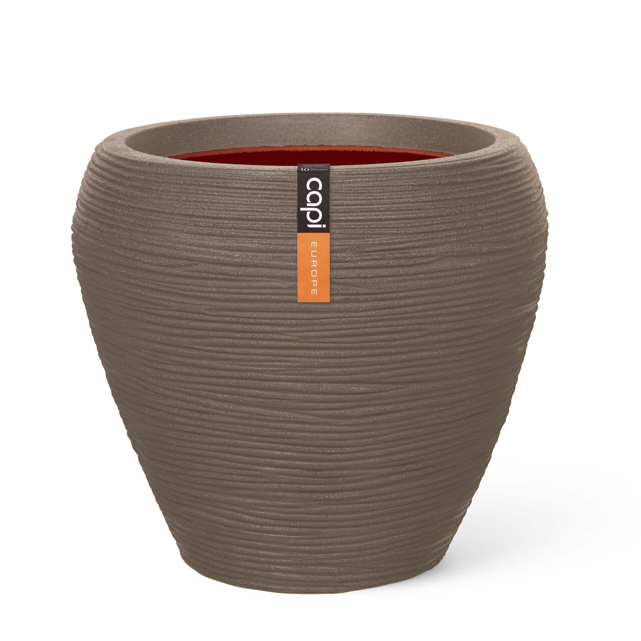 Vaas taps rond Rib NL warm taupe