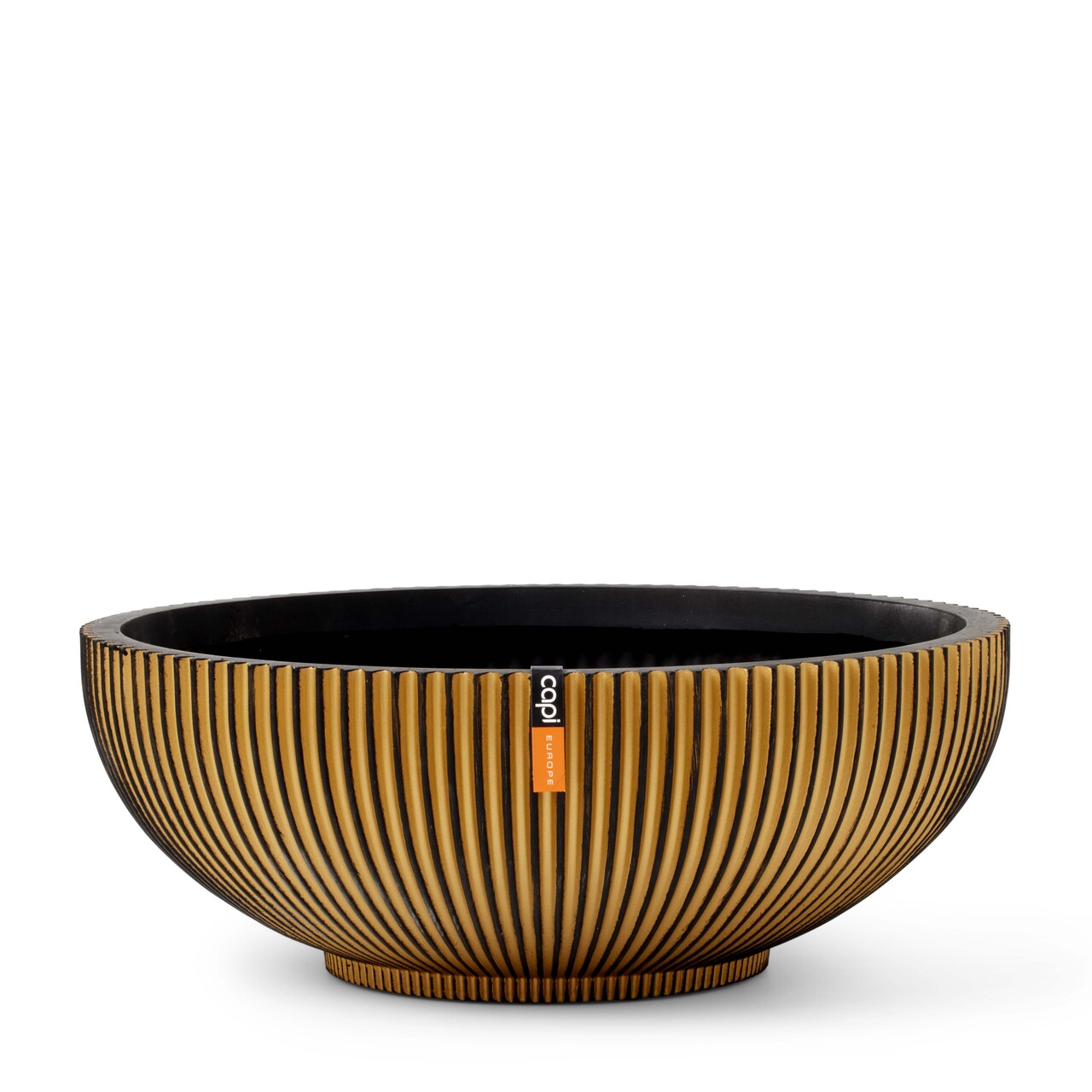 Indoor Groove Bowl Black gold