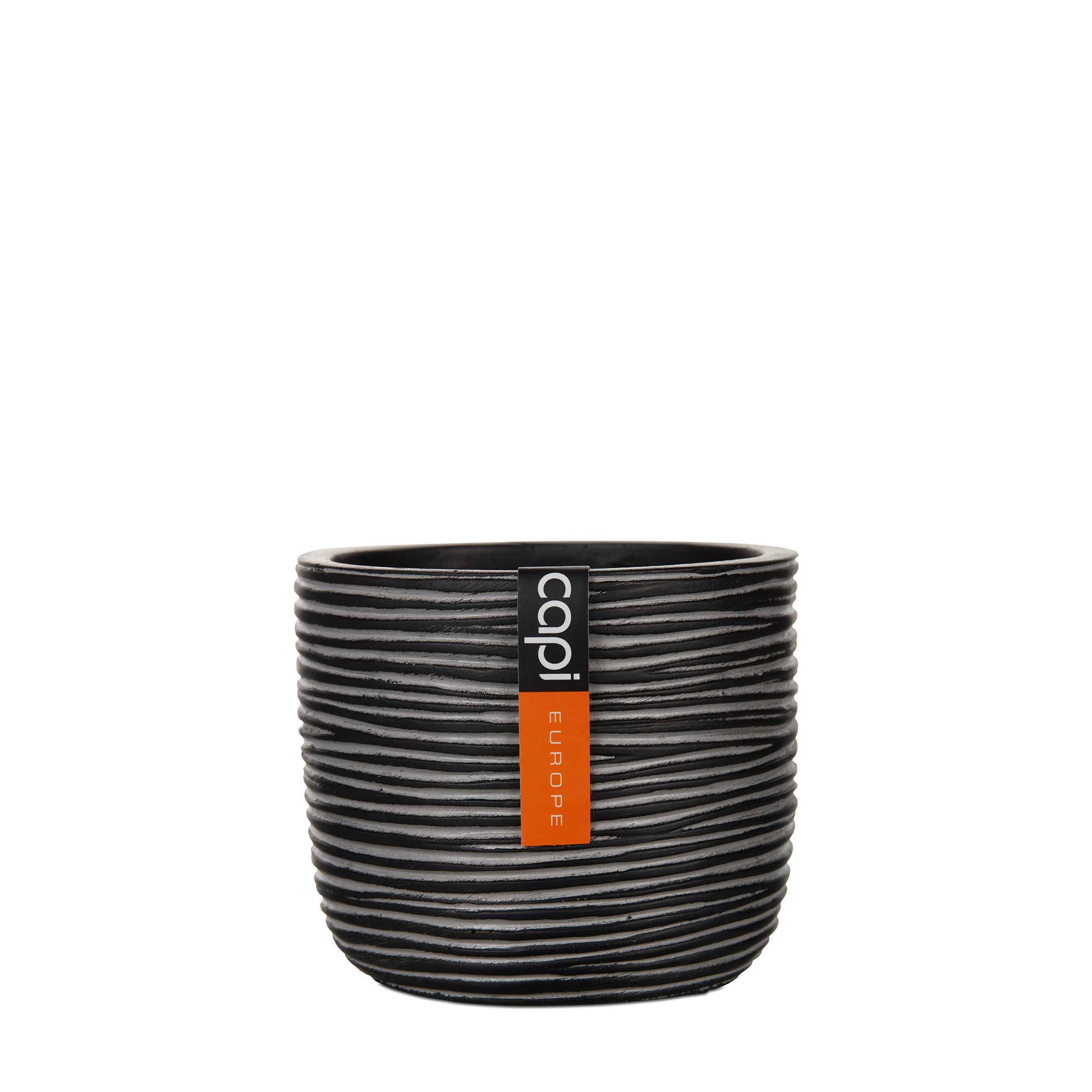 Indoor Rib Planter Ball Anthracite