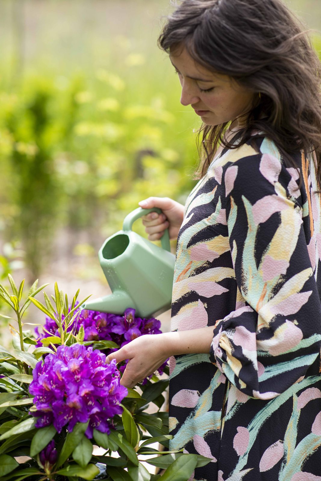 Watering can Doppio Smooth Old green Watering can Doppio Smooth Old green