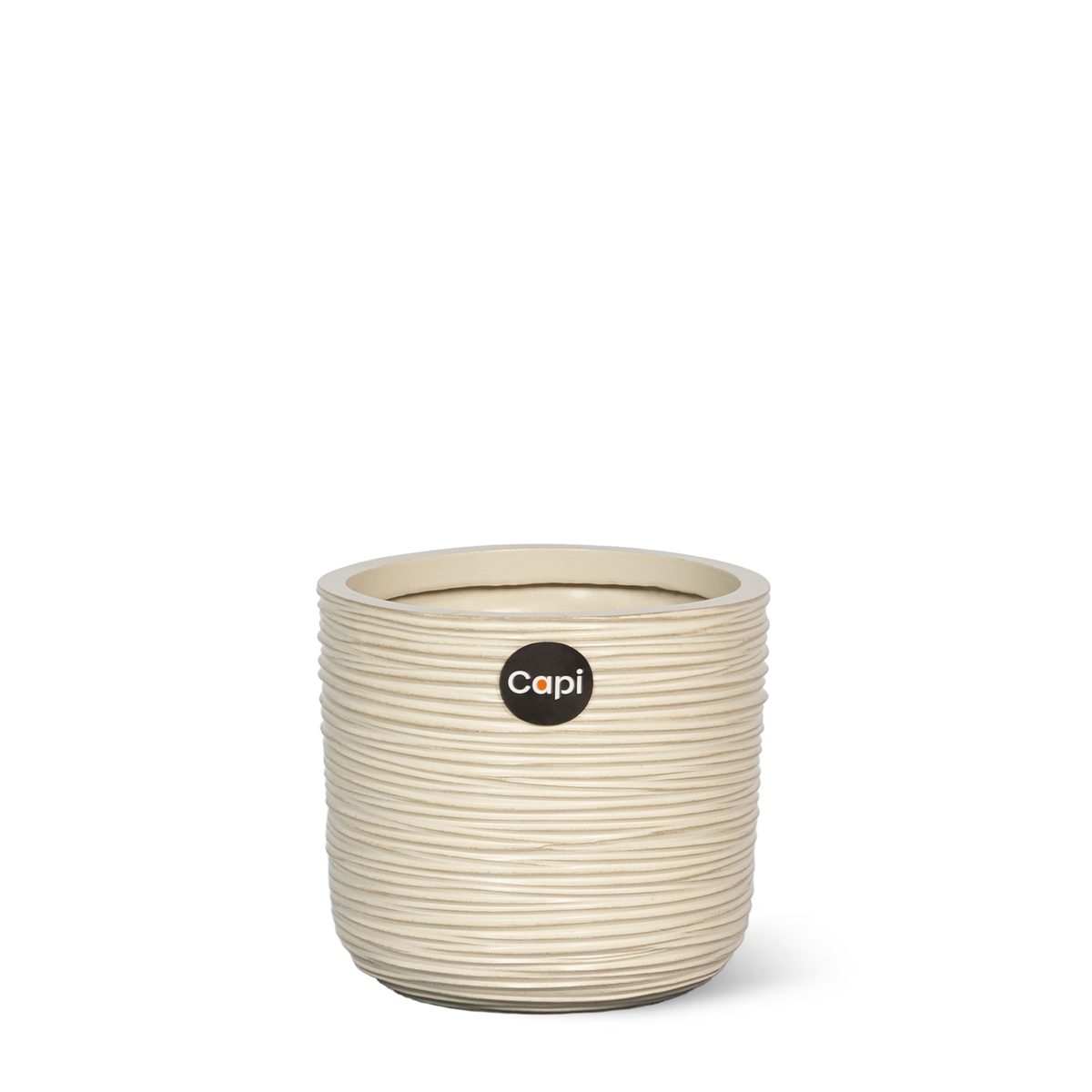 Indoor Rib Planter Ball Clay